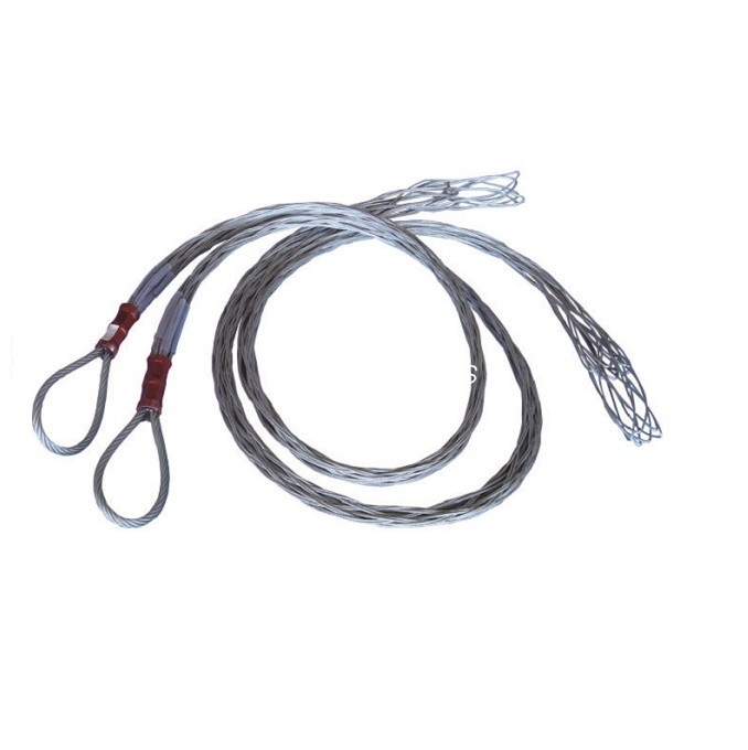 Power Line Construction Tools One Head Type Wire Rope Temporary Mesh Sock Joints
