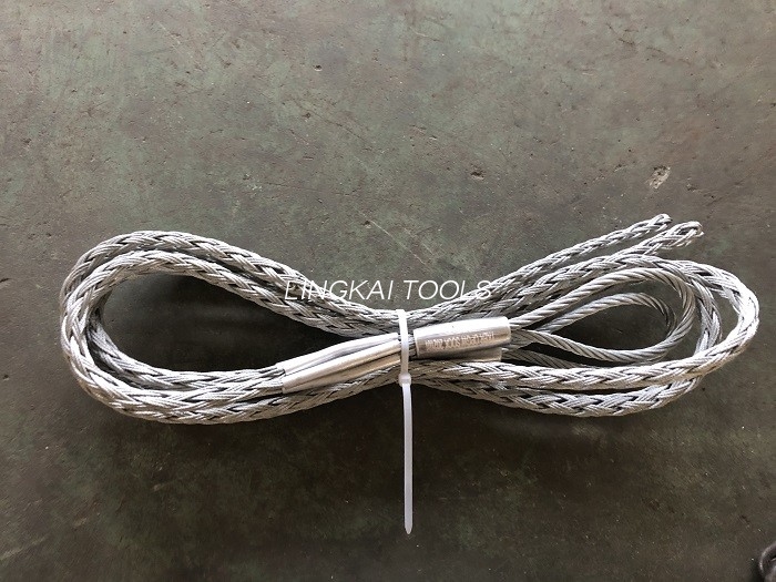 Power Line Construction Wire Rope Cable Sleeve Connector OPGW ADSS Mesh Sock Joints