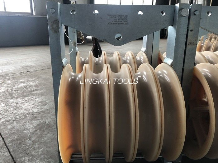 660 Mm Large Diameter Wheels Sheaves Bundled Wire Conductor Pulley Stringing Block