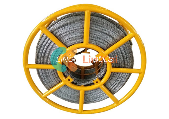 900KN Max Anti Twisting Steel Wire Rope 10mm For Stringing OPGW And Ground Wire
