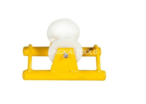 Steel Frame Nylon Wheel Cable Pulley Roller Equipped With High Speed Bearings
