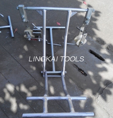 SFD1A Tower Safety Equipment / Inspection Trolleys Cart For Single Conductor Line