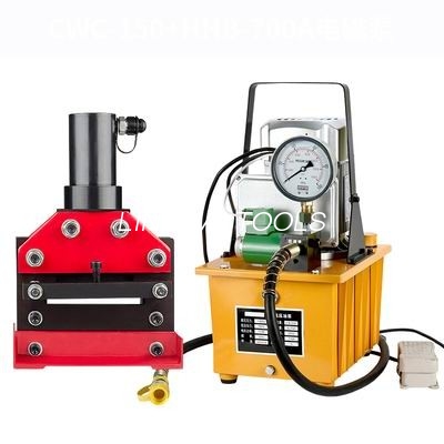 30T Busbar Cutter Underground Cable Tools For 12mm 200mm Copper / Aluminum Plate